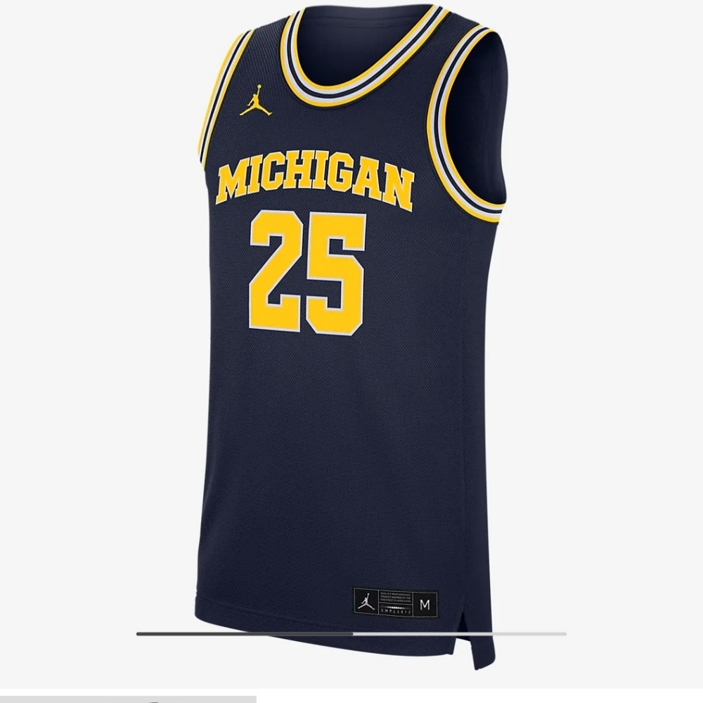 Nike Jordan Michigan Jersey size large